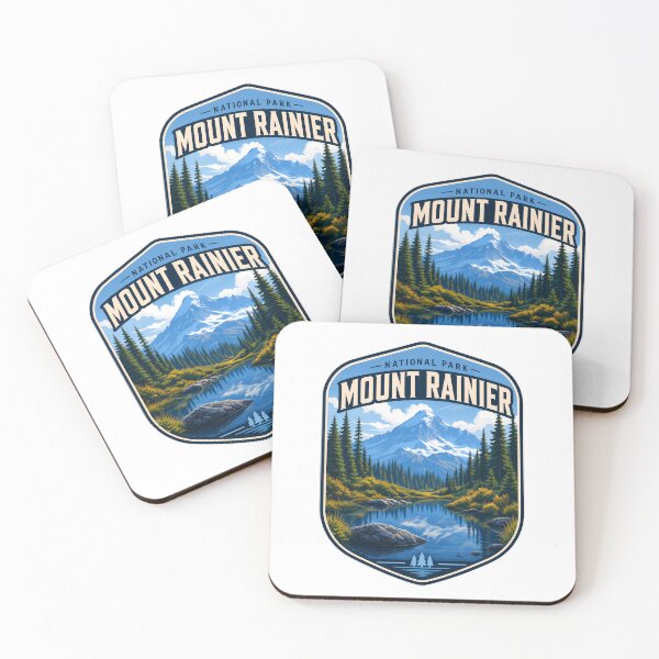 Item preview, Mount Rainier National Park Travel Landscape designed and sold by FrontierCosmic.