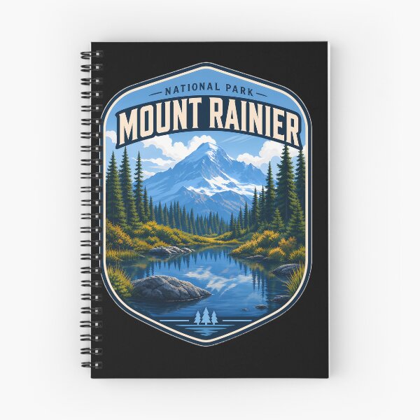 Item preview, Mount Rainier National Park Travel Landscape designed and sold by FrontierCosmic.