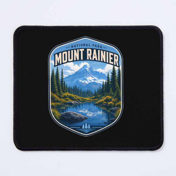 Item preview, Mount Rainier National Park Travel Landscape designed and sold by FrontierCosmic.