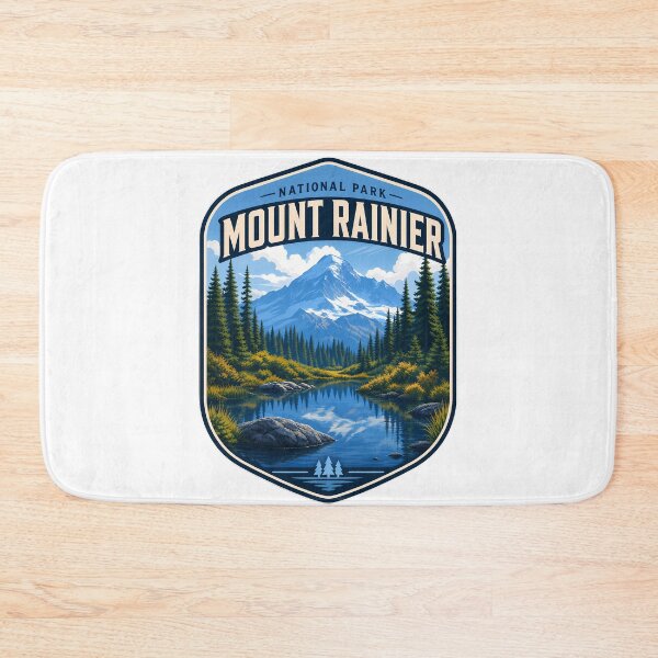 Item preview, Mount Rainier National Park Travel Landscape designed and sold by FrontierCosmic.