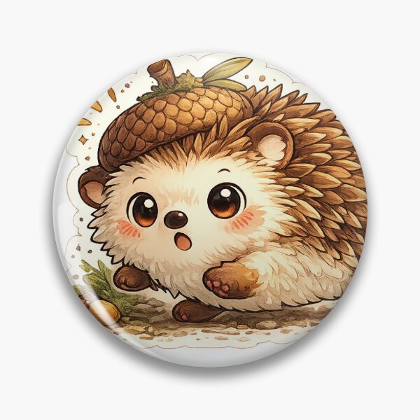 Artikelvorschau, Eichel-Igel entworfen und verkauft von InkPixell.