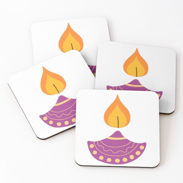 Item preview, Minimalist Happy Diwali Diya Lamp Indian Festival Celebration Design designed and sold by SomiMotion.