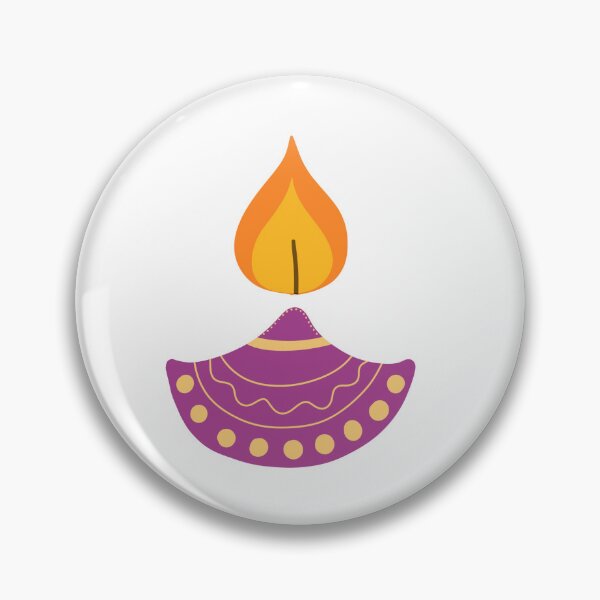 Item preview, Minimalist Happy Diwali Diya Lamp Indian Festival Celebration Design designed and sold by somimalikkk.
