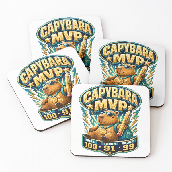 Item preview, Back to School – Capybara MVP designed and sold by Fenay Designs.