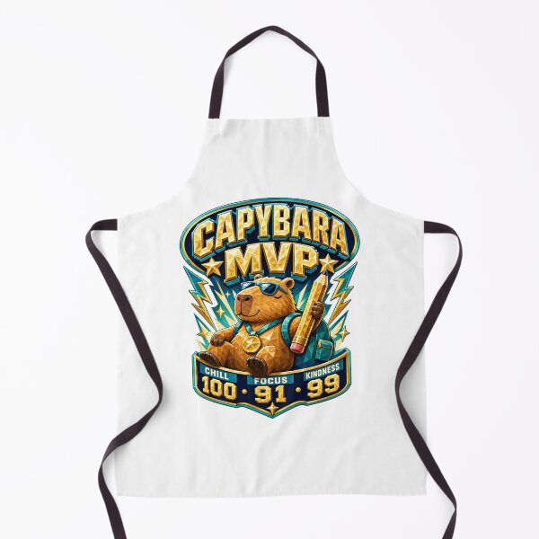 Item preview, Back to School – Capybara MVP designed and sold by Fenay Designs.