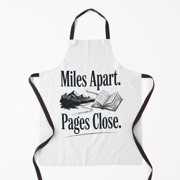Item preview, Miles Apart Pages Close – Long-Distance Friendship & Pen Pal Design designed and sold by Inky Accessories.