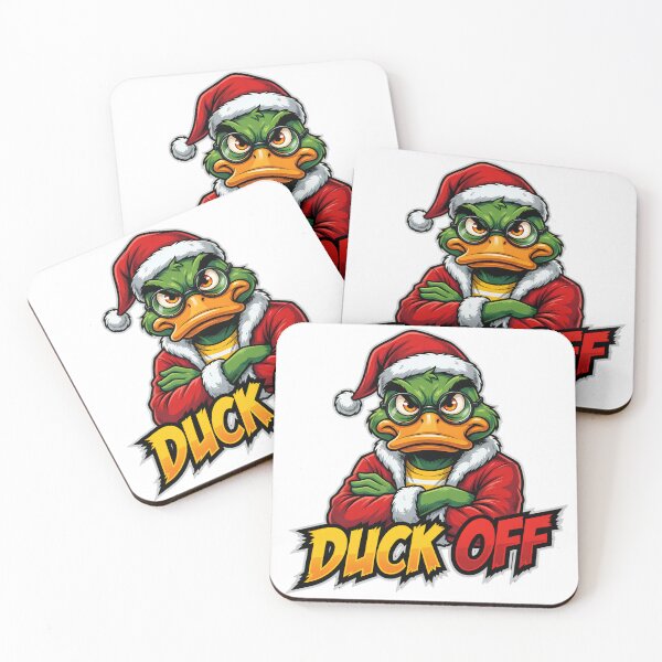 Item preview, Duck Off Grumpy Santa Duck Design designed and sold by TshirtsOnline-.