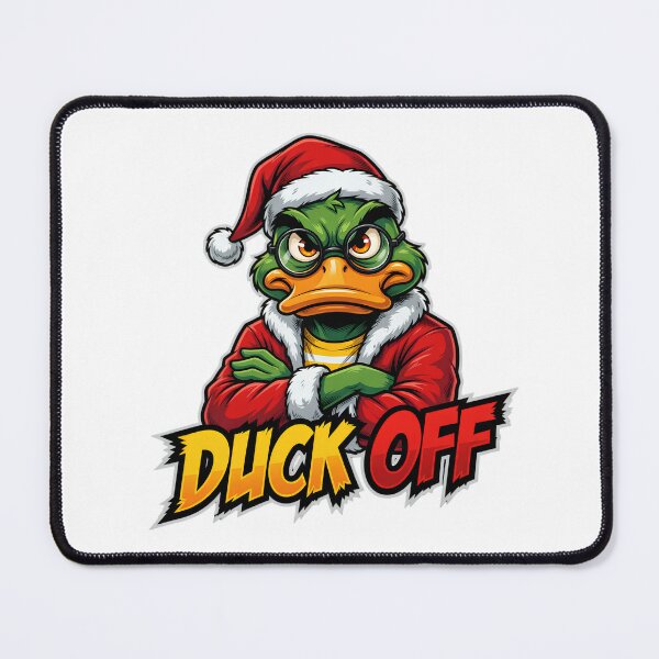 Item preview, Duck Off Grumpy Santa Duck Design designed and sold by TshirtsOnline-.
