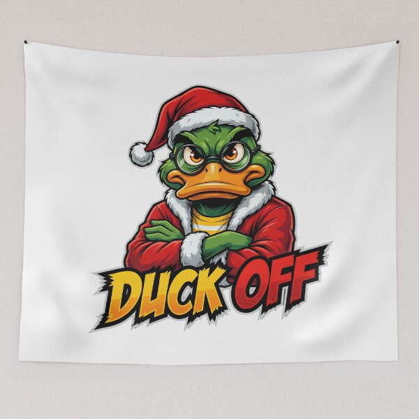 Item preview, Duck Off Grumpy Santa Duck Design designed and sold by TshirtsOnline-.