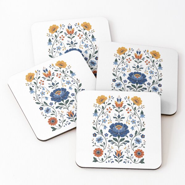 Item preview, Traditional Folk Flowers designed and sold by PetalGarden.