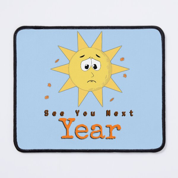 Item preview, Sad Sil Farewell - See You Next Year - Seasonal Design designed and sold by EsmArtUniverse.