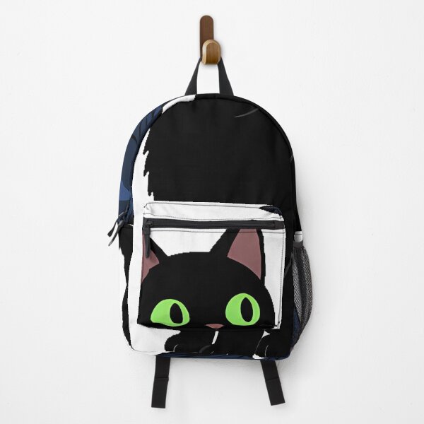 Item preview, Black Cat with Raven Friend Icon designed and sold by IllumeInk.