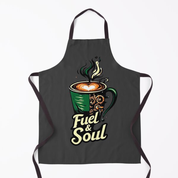 Item preview, Fuel & Soul Steampunk Coffee Mug Heart Latte Barista Art 04 designed and sold by Shift-Bloom.