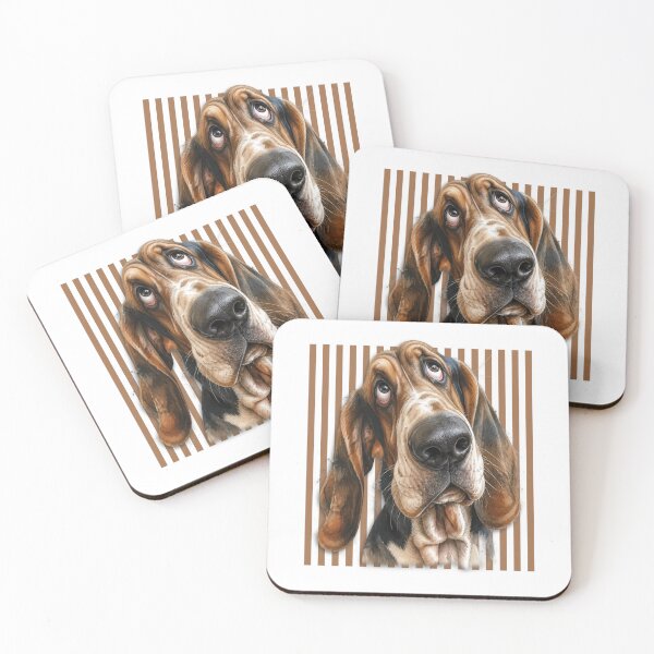 Item preview, Basset Hound Lovers Caricature- Cartoon Funny Illustration  designed and sold by Wilcox PhotoArt.