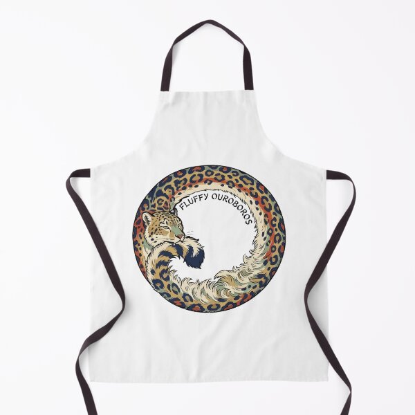 Item preview, Fluffy Ouroboros Snow Leopard Japanese Ukiyo e Art designed and sold by Arc2020.