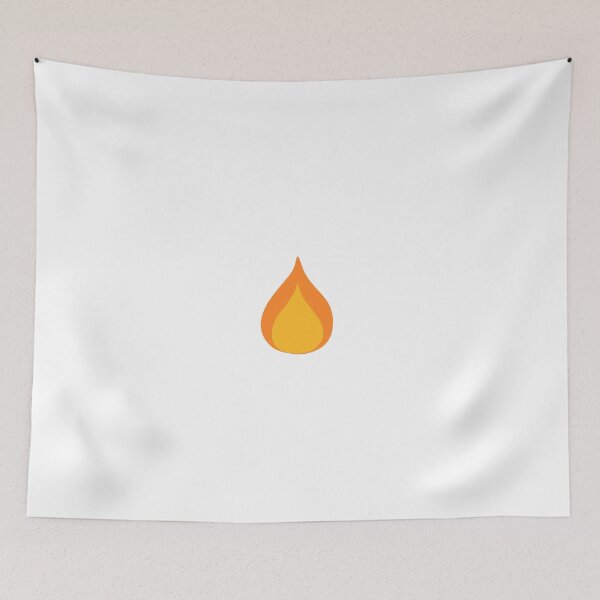 Item preview, Minimalist Glowing Flame Fire Spark Doodle Graphic Illustration designed and sold by somimalikkk.