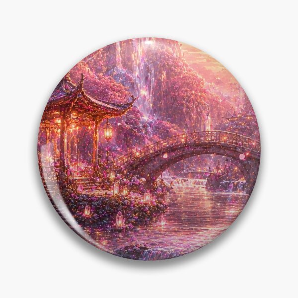 Item preview, Cherry Blossom Crystal Paradise designed and sold by Gold&pixels.