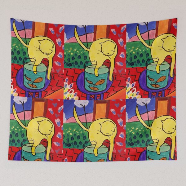 Item preview, Cat with Red Fish Henri Matisse Art designed and sold by ArtUnova.