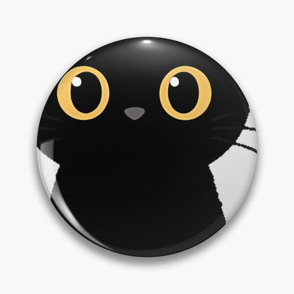 Item preview, Black Cat Moon Crown Icon designed and sold by IllumeInk.