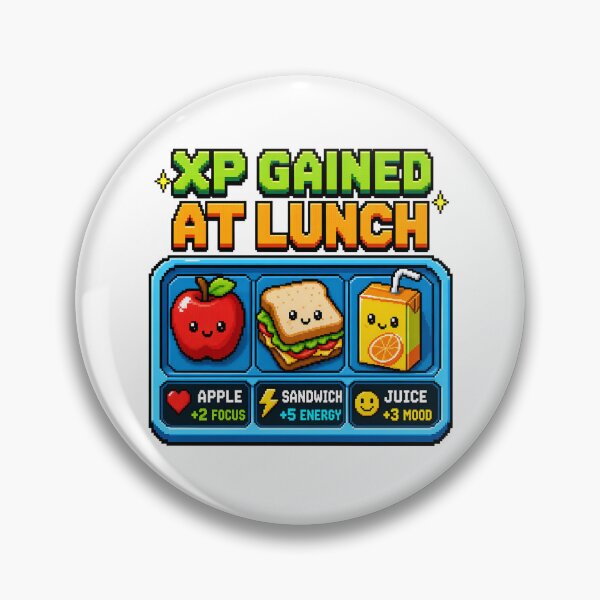 Item preview, Back to School – XP Gained at Lunch designed and sold by Fenay Designs.