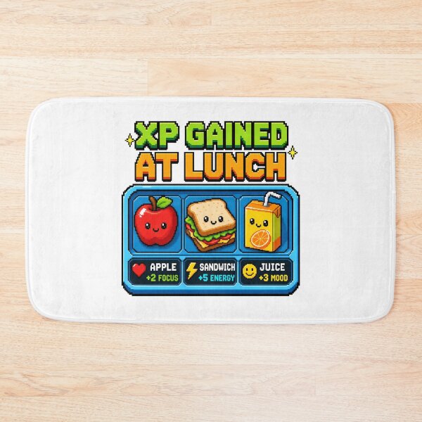 Item preview, Back to School – XP Gained at Lunch designed and sold by Fenay Designs.