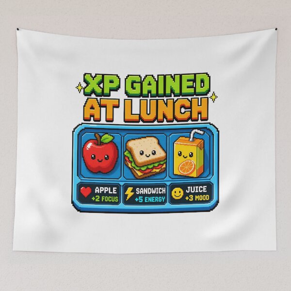 Item preview, Back to School – XP Gained at Lunch designed and sold by Fenay Designs.