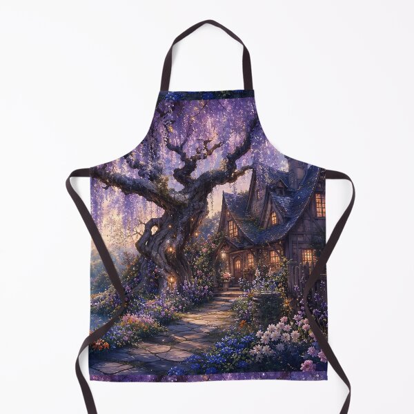 Item preview, Wisteria Cottage by the Pond designed and sold by sigmaartstudio.