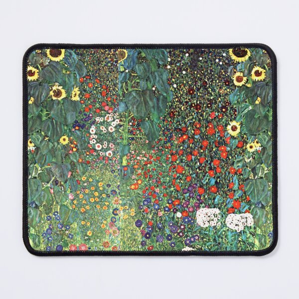 Item preview, Farm Garden with Sunflowers Gustav Klimt art designed and sold by ArtUnova.
