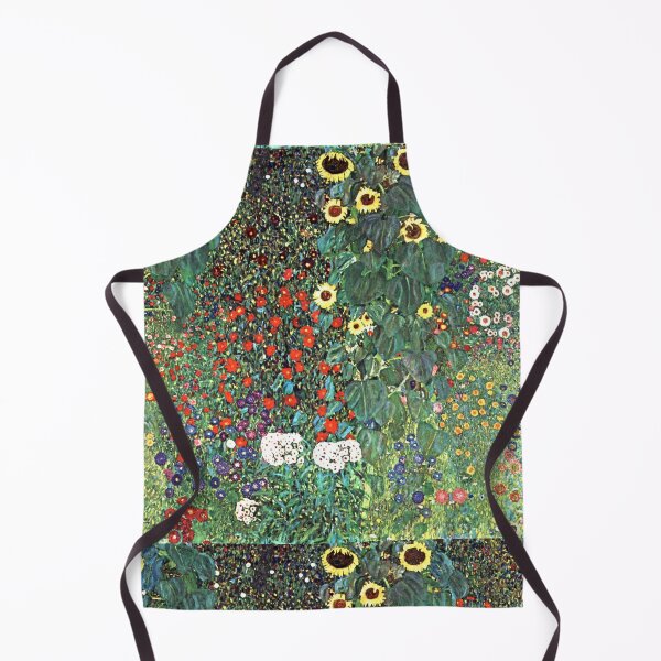 Item preview, Farm Garden with Sunflowers Gustav Klimt art designed and sold by ArtUnova.