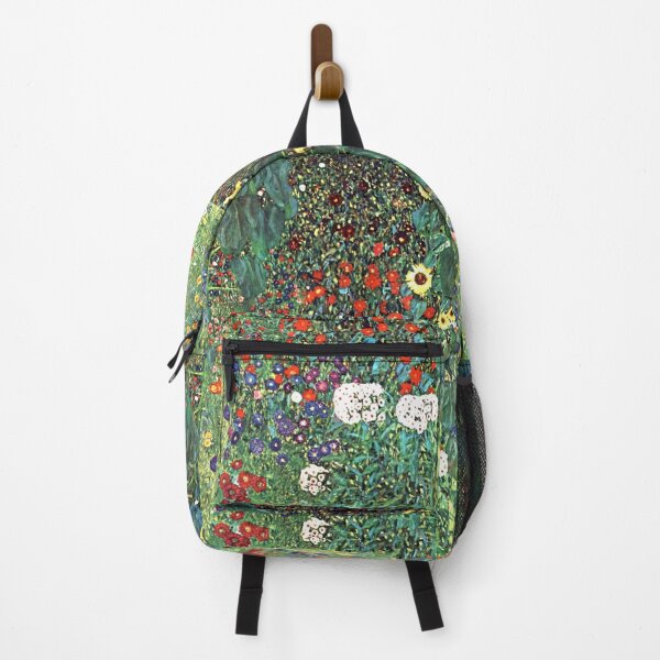Item preview, Farm Garden with Sunflowers Gustav Klimt art designed and sold by ArtUnova.