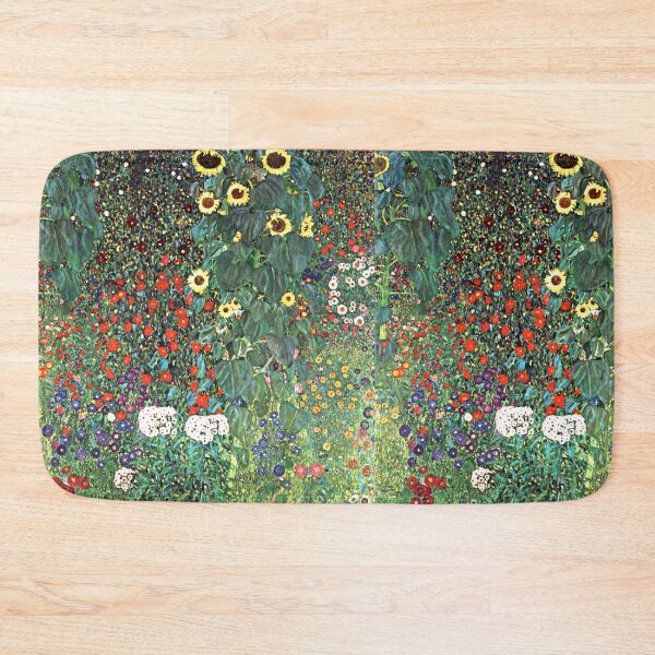 Item preview, Farm Garden with Sunflowers Gustav Klimt art designed and sold by ArtUnova.