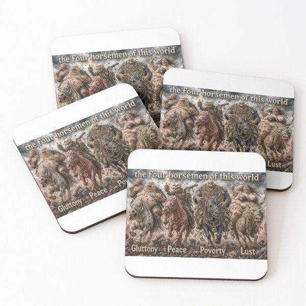 Item preview, The Four Horsemen of Modern World designed and sold by Nela-&-Lena.