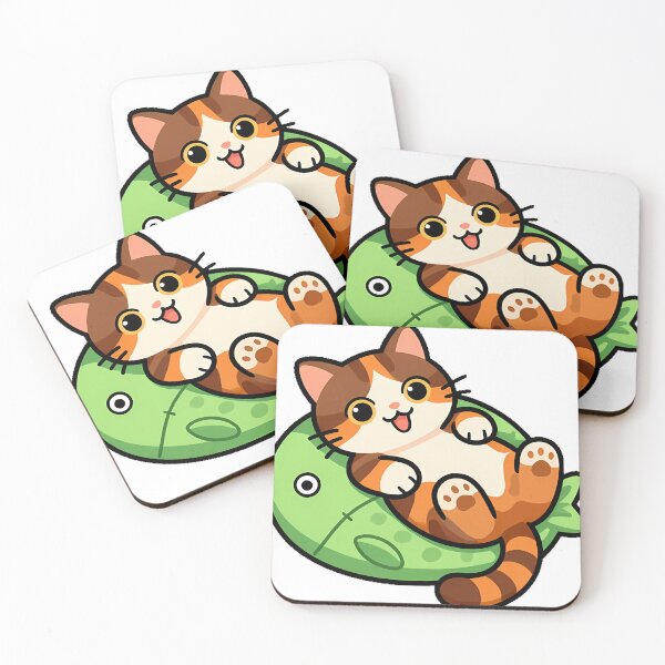 Item preview, Tortoiseshell Cat Catnip Pillow Icon designed and sold by IllumeInk.