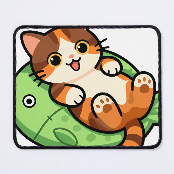 Item preview, Tortoiseshell Cat Catnip Pillow Icon designed and sold by IllumeInk.