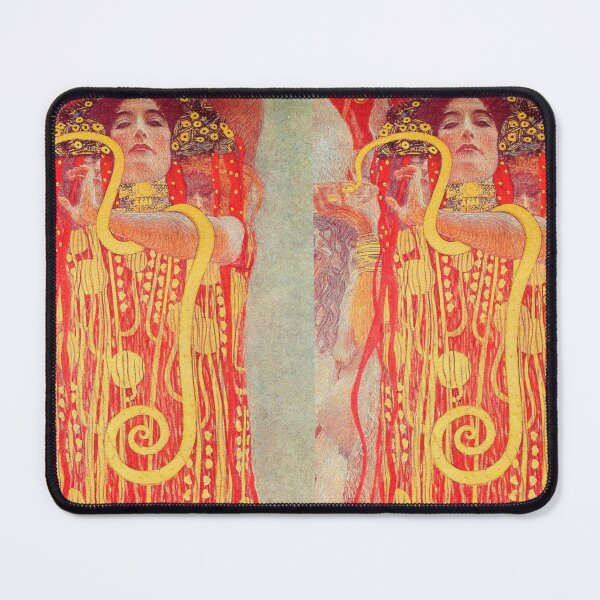 Item preview, Women in Red Hygeia Medicine Gustav Klimt art designed and sold by ArtUnova.