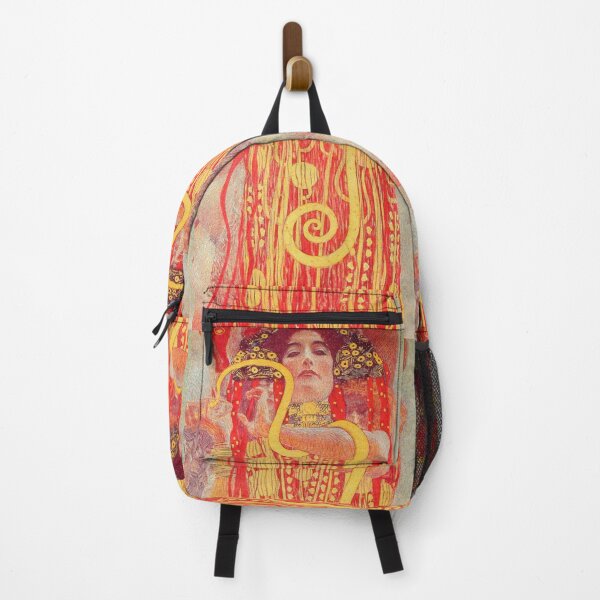 Item preview, Women in Red Hygeia Medicine Gustav Klimt art designed and sold by ArtUnova.