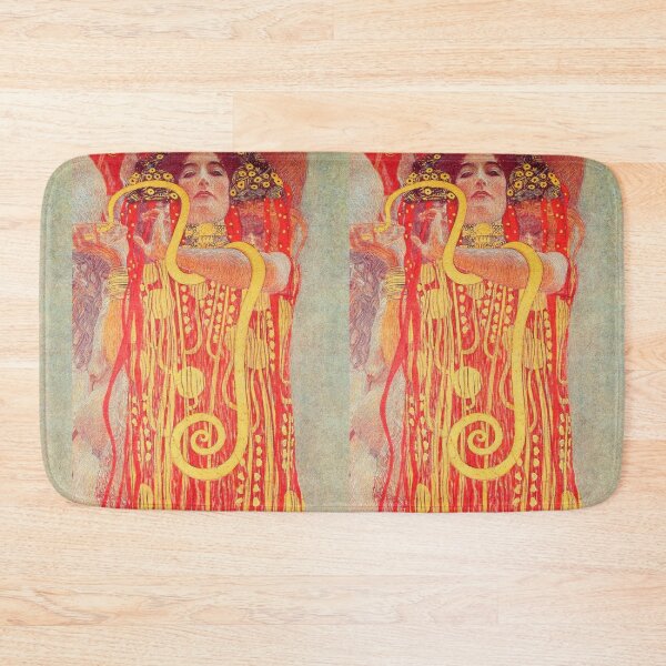 Item preview, Women in Red Hygeia Medicine Gustav Klimt art designed and sold by ArtUnova.