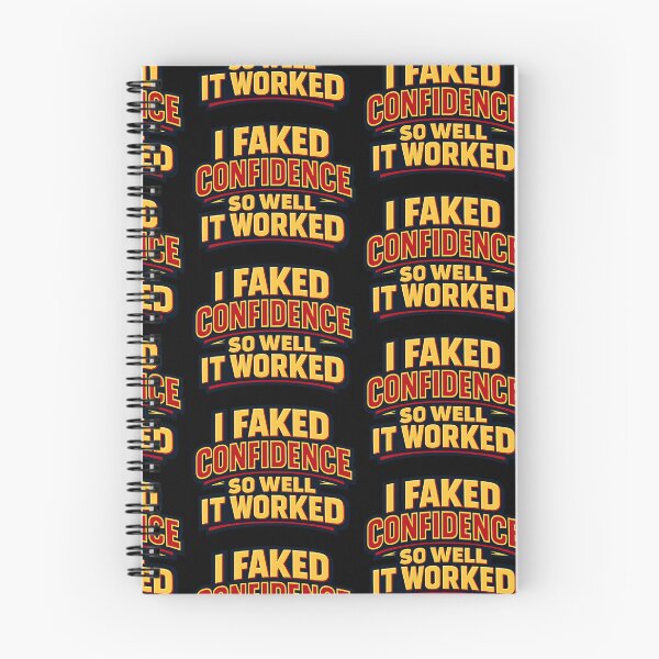 Item preview, I Faked Confidence So Well It Worked Funny Confidence Quote designed and sold by TeeTimeTreasure.
