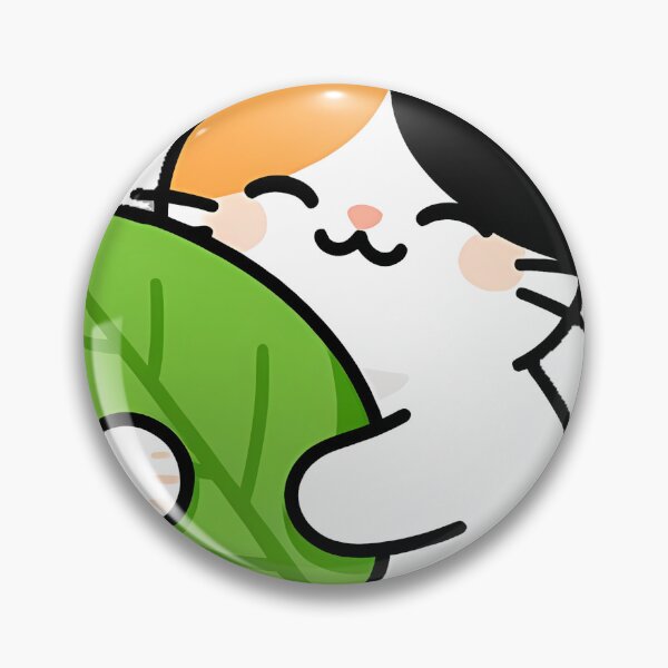 Item preview, Calico Cat Catnip Leaf Icon designed and sold by IllumeInk.