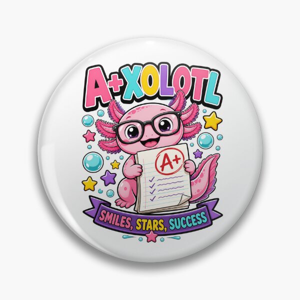 Item preview, Back to School: A+ Axolotl Smiles and Success designed and sold by Fenay Designs.