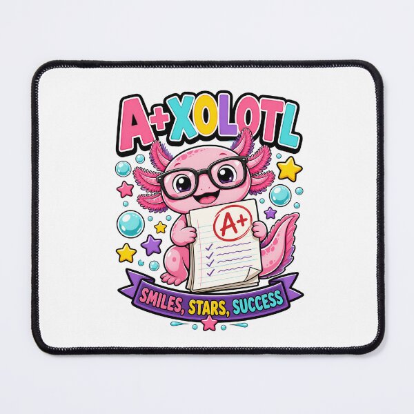 Item preview, Back to School: A+ Axolotl Smiles and Success designed and sold by Fenay Designs.