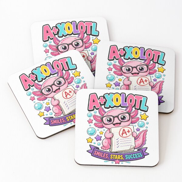 Item preview, Back to School: A+ Axolotl Smiles and Success designed and sold by Fenay Designs.