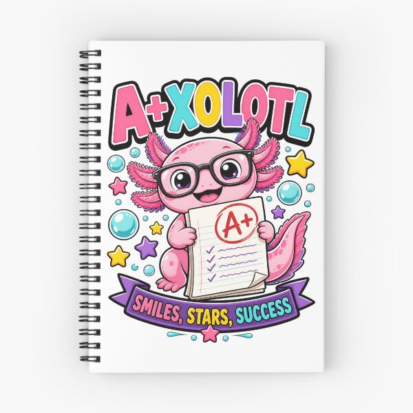 Item preview, Back to School: A+ Axolotl Smiles and Success designed and sold by Fenay Designs.