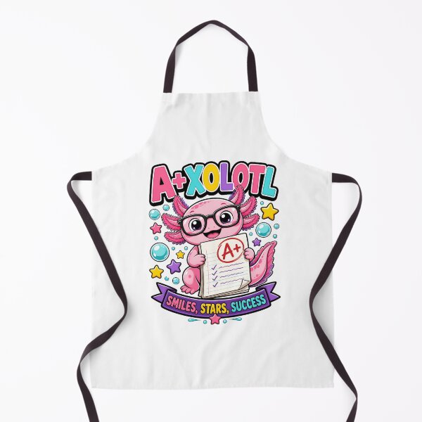 Item preview, Back to School: A+ Axolotl Smiles and Success designed and sold by Fenay Designs.