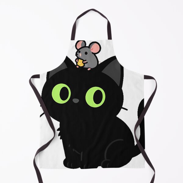 Item preview, Black Cat and Mouse Friend Icon designed and sold by IllumeInk.