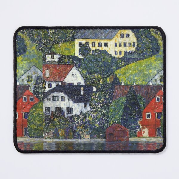 Item preview, Houses at Unterach am Attensee Gustav Klimt art designed and sold by ArtUnova.