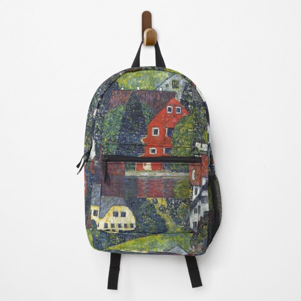 Item preview, Houses at Unterach am Attensee Gustav Klimt art designed and sold by ArtUnova.