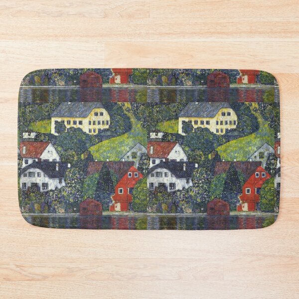 Item preview, Houses at Unterach am Attensee Gustav Klimt art designed and sold by ArtUnova.