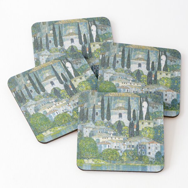 Item preview, Church in Cassone Gustav Klimt art designed and sold by ArtUnova.