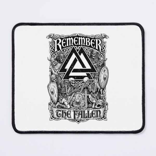 Item preview, Viking Valknut Remember The Fallen Skeleton Warriors designed and sold by GrandeDuc.